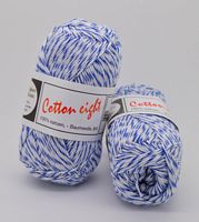 Cotton Eight 405 wit/blauw